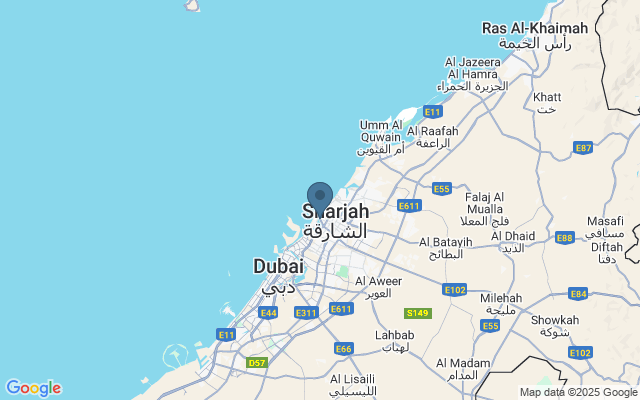 Kaart met locatie Central Souk